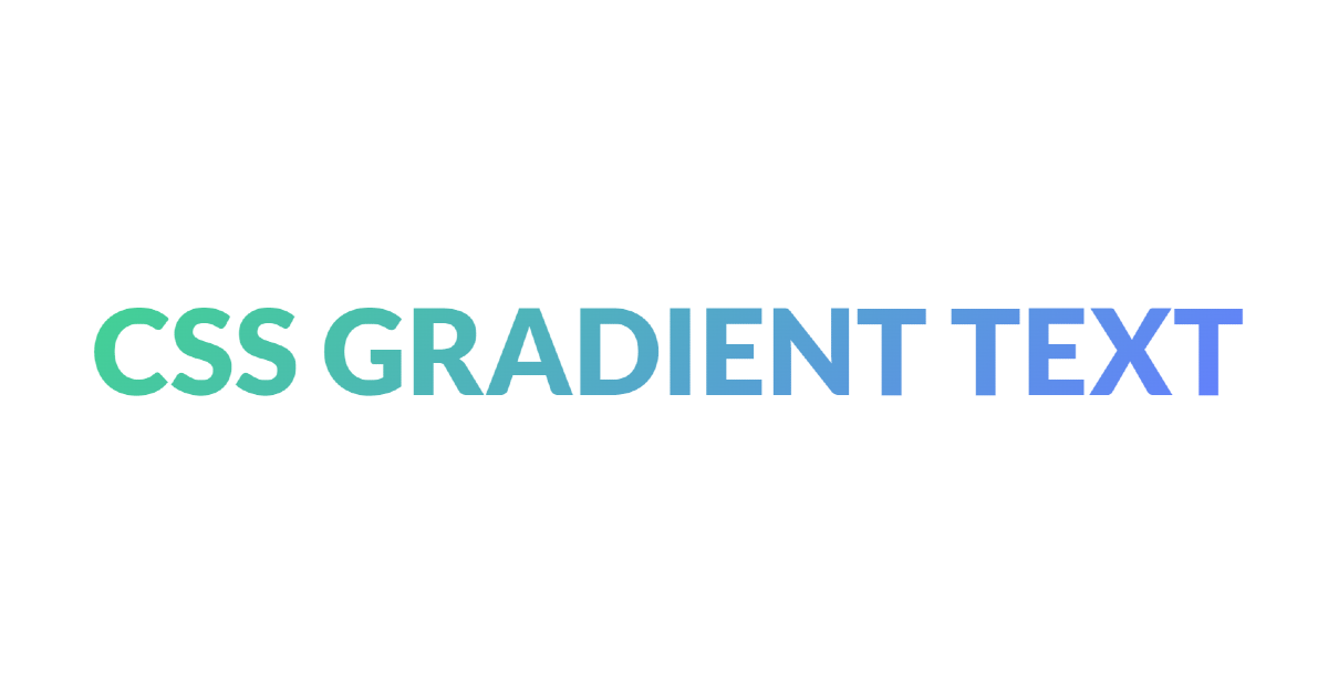 CSS gradient text | free online gradient text generator